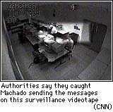 Image of Machado on surveillance videotape